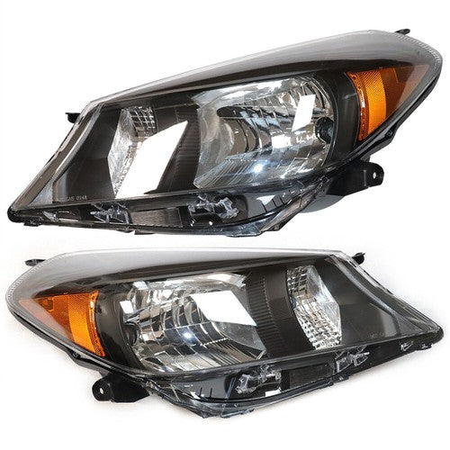 Halogen Headlights Pair for 2012-2014 for Toyota Yaris Hatchback LH RH