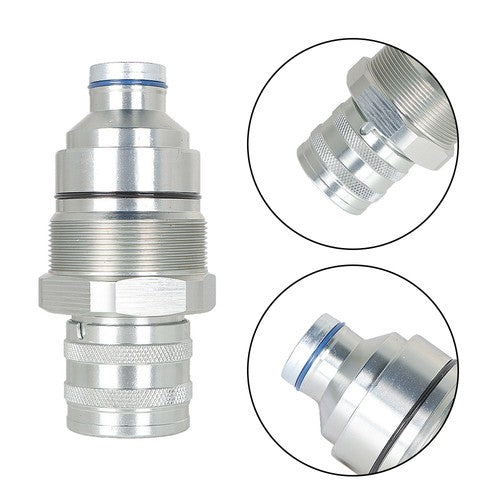 Female Flat Face Coupler Compatible 7246802 For Bobcat 863 S175 S650 T250 US