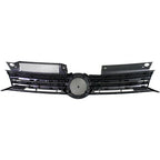 For 2010 2011-2014 VW Volkswagen Golf MK6 GTI Jetta Sportwagen Upper Black Grill