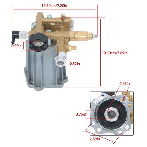 3/4" Shaft 3000 PSI Pressure Washer Pump Fits For  919762500 New