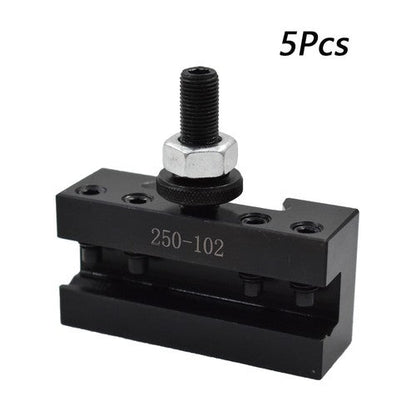 5Pcs AXA 250-102 2# Quick Change Tool Post Boring Turning Holder 6-12"