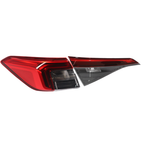 Rear Outer&Inner Left Side Tail Light Lamp For 2022-2024 Honda Civic Sedan Set