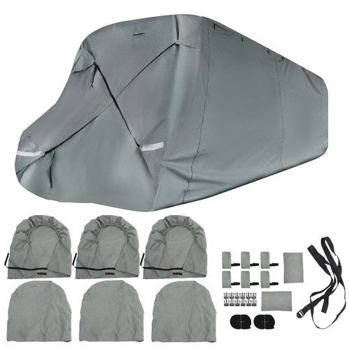 Waterproof Anti-UV RV Cover 23'-26' FT For Class C Motorhome Trailer Camper