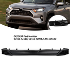 Fit 2019 2020-2024 Toyota Rav4 LE XLE Front Lower Bumper Cover JDM Style Lip