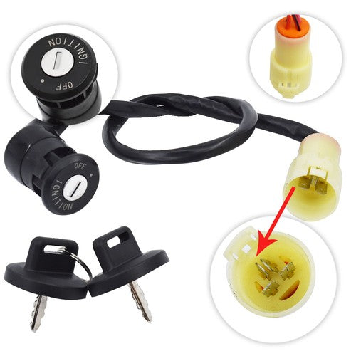 Ignition Key Switch For HONDA FOREMAN 400 TRX400FW 4x4 1995-2003 35100-HM7-003