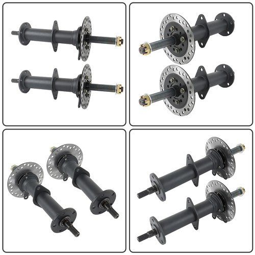 For 40"Rear Axle Kit Electric Brushless Differential 1000W Motor With 4 Stud Hub