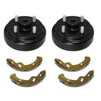 Rear Brake hub Drums Brake Shoe Kit For EZGO TXT Electric Golf Cart 96+ 70795G01
