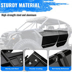 4 Piece Aluminum Door Panel Powder Coated for Can Am X3 Full Doors 17 18 19 20-2024