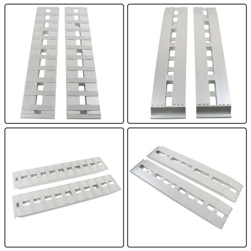 60'' x 12'' Ramps 6500Lbs Car Trailer Truck Ramps Hook End Knife 2pcs
