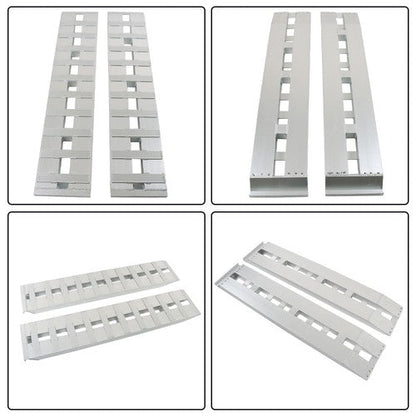 60'' x 12'' Ramps 6500Lbs Car Trailer Truck Ramps Hook End Knife 2pcs