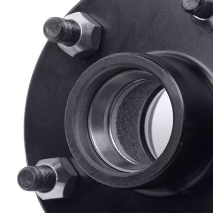 [2-Pack] 5 X 5“ Wheel Hub Kit and FIT For 8.25” × 2" Round Flanged #84 Spindle