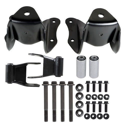 For Ford Bronco Sport 80-97 Rear Leaf Spring Rear Hanger Bracket & Shackle Kit
