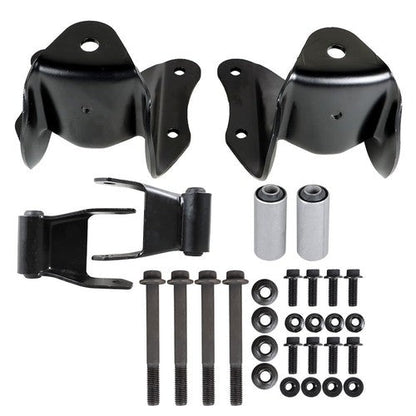 For Ford Bronco Sport 80-97 Rear Leaf Spring Rear Hanger Bracket & Shackle Kit