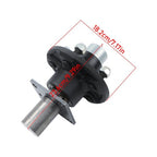 (2)- Pre-assembled- 5-lug - 4.5" Hub Kit & Flange #84 Spindle With Bearing Kit