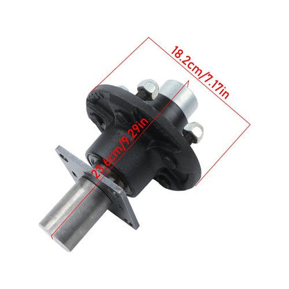 (2)- Pre-assembled- 5-lug - 4.5" Hub Kit & Flange #84 Spindle With Bearing Kit