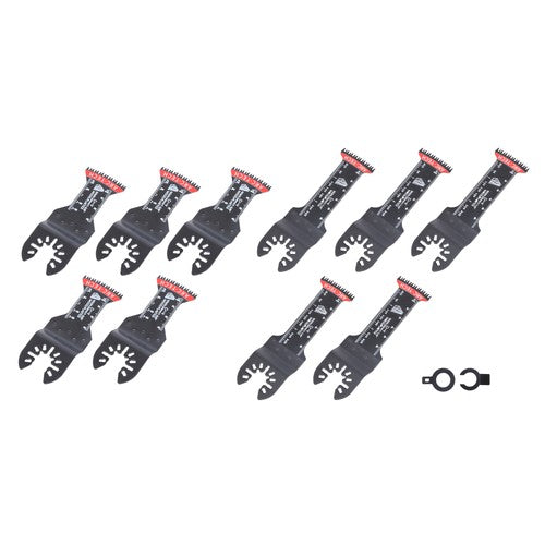 Oscillating Multitool Blades Kit 10 PCS Japanese Tooth Saw Blades Extra-Long
