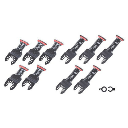 Oscillating Multitool Blades Kit 10 PCS Japanese Tooth Saw Blades Extra-Long