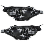 Halogen Front Headlight Lamps Chrome For Toyota Corolla 2014-16 Left+Right Side