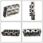 For Kubota D1703 Engine Bobcat 238 325 328 Excavator Cylinder Head + Full Gasket