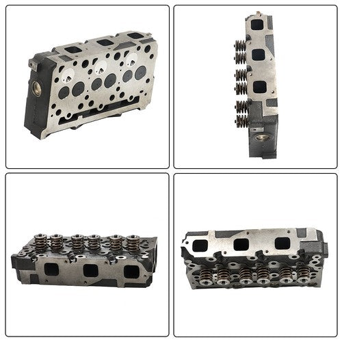 For Kubota D1703 Engine Bobcat 238 325 328 Excavator Cylinder Head + Full Gasket