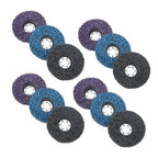 Diamond Grinding Discs 4 pieces each in blue, purple 12 Packs of 4-1/2' x 7/8'