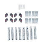4 Pairs Undermount Drawer Slides 12 inch Undermount Soft Close Drawer Slides