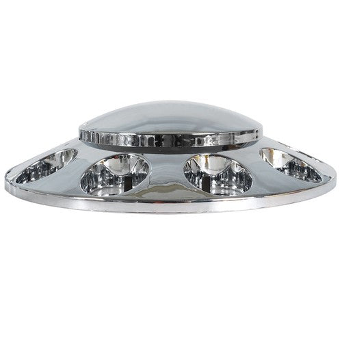 Wheel Axle Hub Cover Kit Semi Truck Wheel Front 33mm Nut Covers Set 2 Of Chrome