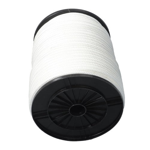 3/8in × 500ft Nylon Solid Braid Rope High UV Abrasion Resistance Industrial