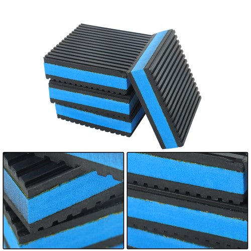 8 Pack 3" x 3" x 7/8" EVA Rubber Shock-absorbing Pad Anti Vibration Pads