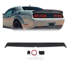 For 2015-24 Dodge Challenger Hellcat Redeye Style Matte Trunk Spoiler Wing Black