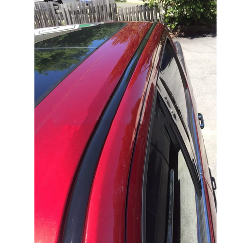 Black Roof Top Drip Trim Molding for 2005-2015 Toyota Tacoma Double Cab 2PCS