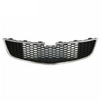 Front Upper Lower Grille Grill Black Plastic Trim For Chevrolet Cruze 2011-2014
