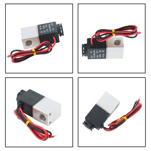 1/4 Inch Fast Closing Zero Differential Air Water Electric Solenoid Valve 110VAC