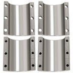 2PCS Universal 1.75 Inch Steel Bolt On Tube Clamps Weld Roll Cage Mount