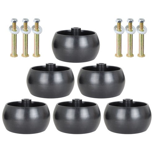 6 Pack Deck Wheels Hardware Kit For Husqvarna 589527301 532174873 532133957