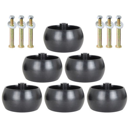 6 Pack Deck Wheels Hardware Kit For Husqvarna 589527301 532174873 532133957