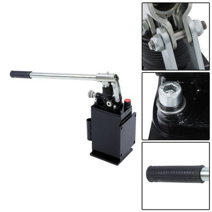 1.5 CID Hydraulic Hand Pump With Release Knob Single Acting Cylinder