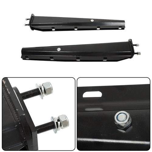 Mud Flap Hanger Set 2.5" Bolt Pattern Spring Loaded Fits For Semi Truck 30"