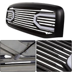 Front Hood Black Grille Shell Light for Dodge RAM 2500 3500 1500 2006-2009