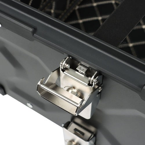 45L Black Motorcycle Top Case Tail Box Waterproof Luggage Scooter Trunk Storage