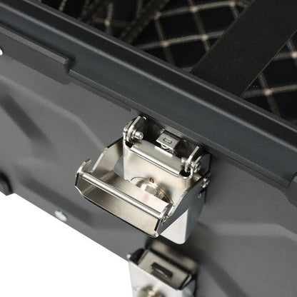 45L Black Motorcycle Top Case Tail Box Waterproof Luggage Scooter Trunk Storage