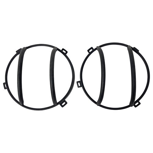 Black Headlight Headlamp Guard Round Cover Kit for 2007-2018 for Jeep Wrangler JK