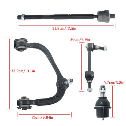 For Ford F-150 2004-2005 Front Control Arm Ball Joint Tie Rod End Sway Bar 12Pc