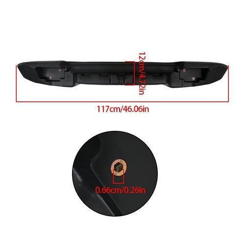 Golf Cart Rear Bumper Black For Yamaha G29 Drive & Drive2 07-16 JW1-K7540-00