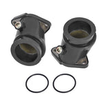 2PC Carburetor Carb Intake Manifold Boot Pipe For Honda Rebel CA250 CMX250
