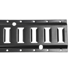 Heavy Duty 6 Pack 5FT E Track Rails Carbon Steel Black Powder Coated Universal