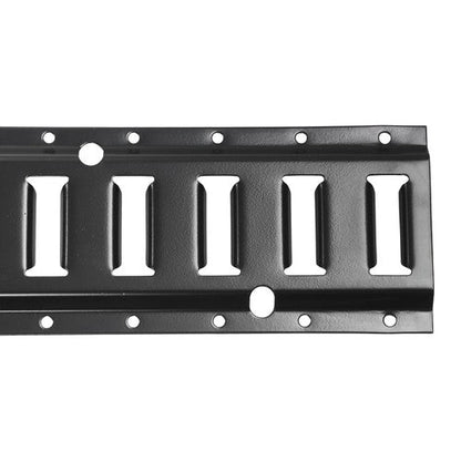 Heavy Duty 6 Pack 5FT E Track Rails Carbon Steel Black Powder Coated Universal