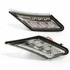 Fit 2013-2019 TOYOTA GT86 BRZ FR-S Smoke Lens Bumper LED Side Marker Lights