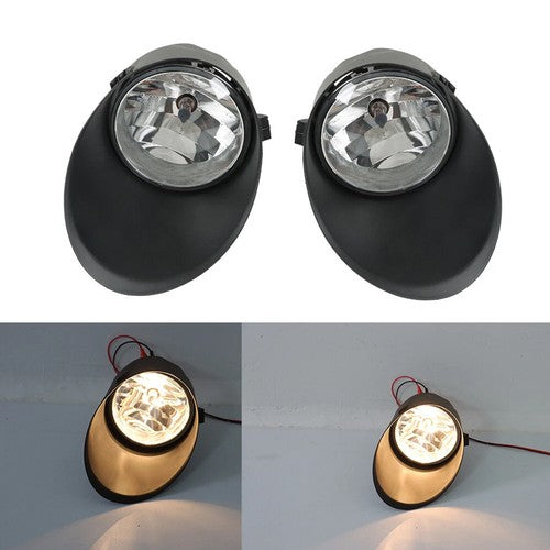 Pair Clear Fog Light w/ cover LH RH for 2007-13 for Toyota Tundra for Sequoia