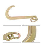 1 x J Hook Grade G70 Towing Hooks 15 Inch Roll Back Clevis 5400 Lbs Load Limit